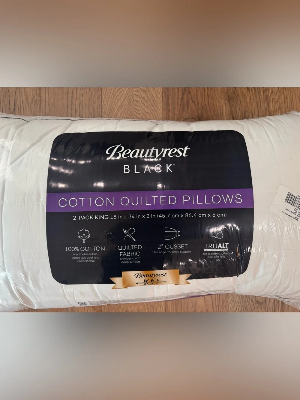🎉LAST‎ CHANCE🎉BEAUTYREST BLACK 2pk Luxurious Down Alternative Pillows
